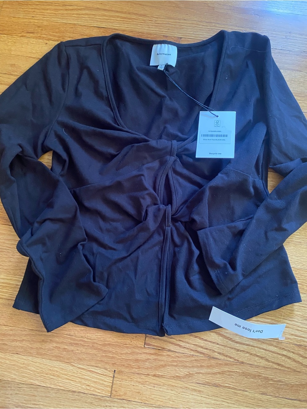 Reformation Silas Knit Top | large NWT